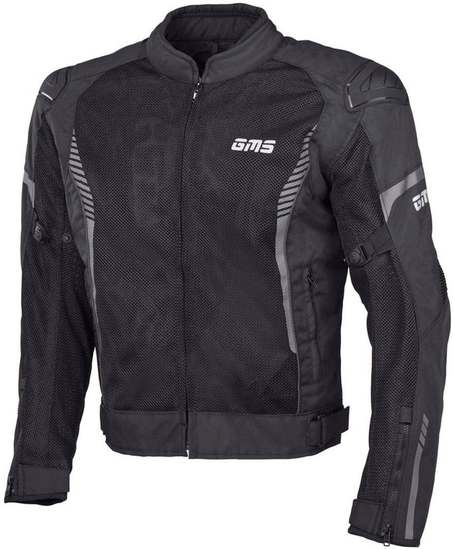 GMS Samu Mesh Motorrad Textiljacke, schwarz, Gre 2XL, schwarz, Gre 2XL unter Jacken