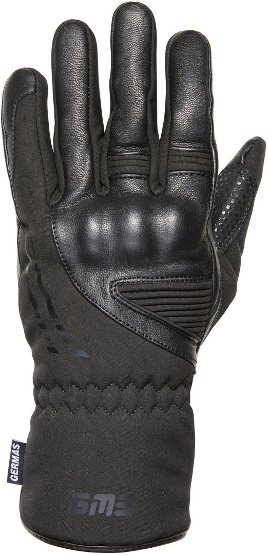 GMS Stockholm WP wasserdichte Motorradhandschuhe, schwarz, Gre L, schwarz, Gre L