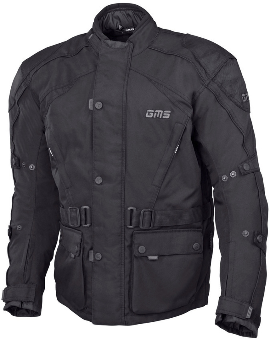 GMS Twister Motorrad Textiljacke, schwarz, Gre XL, schwarz, Gre XL