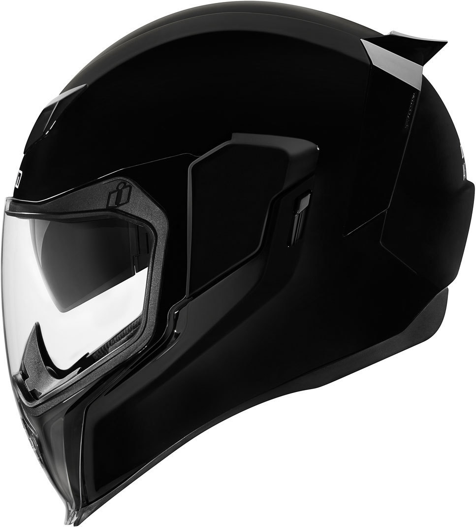 Icon Airflite Gloss Solids Helm, schwarz, Gre L, schwarz, Gre L