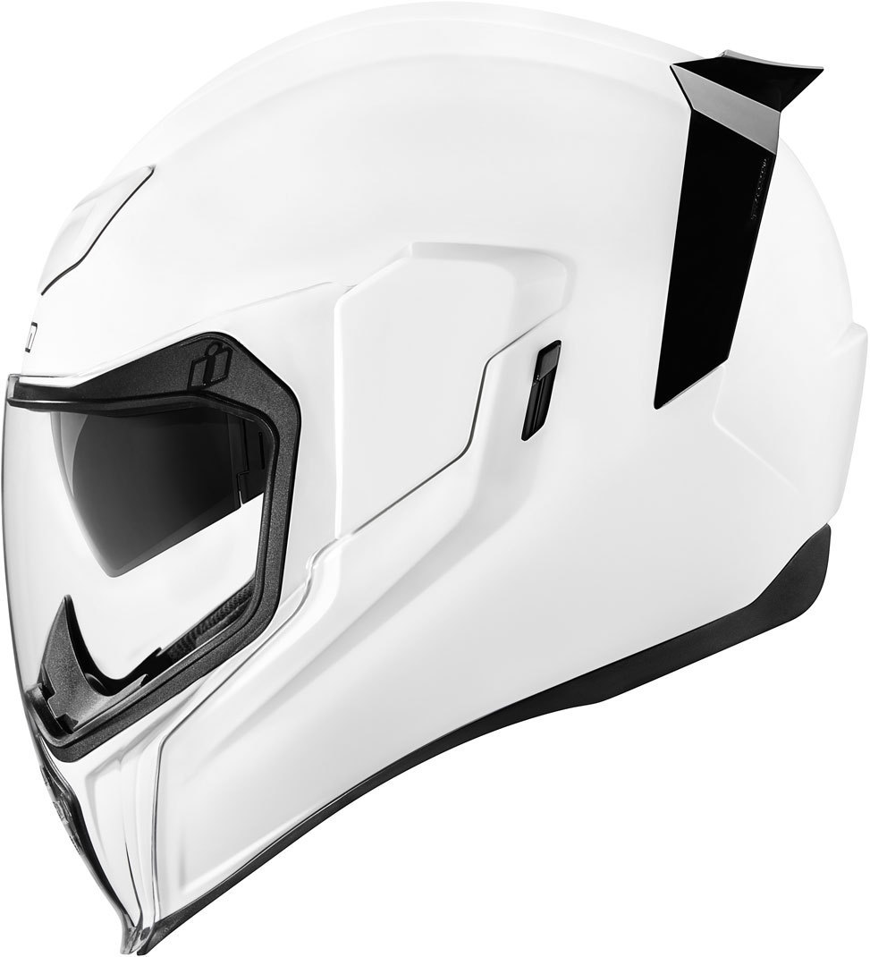 Icon Airflite Gloss Solids Helm, weiss, Gre XS, weiss, Gre XS