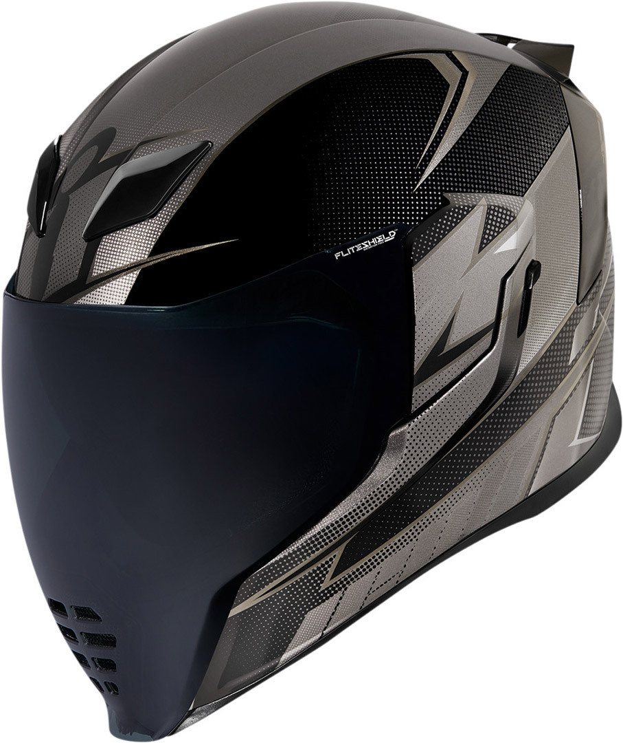 Icon Airflite Ultrabolt Helm, schwarz-grau, Gre S, schwarz-grau, Gre S
