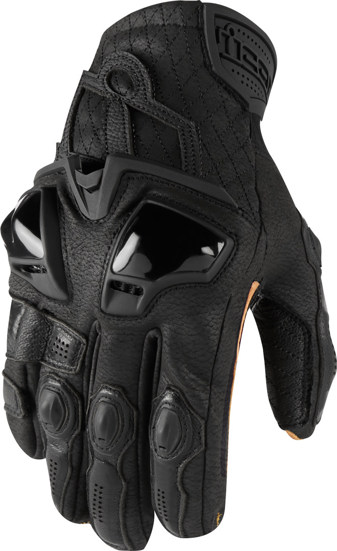 Icon Hypersport Short Handschuhe, schwarz, Gre 2XL, schwarz, Gre 2XL unter Bekleidung