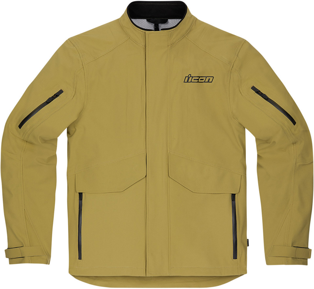 Icon Stormhawk WP Motorrad Textiljacke, beige, Gre 3XL, beige, Gre 3XL