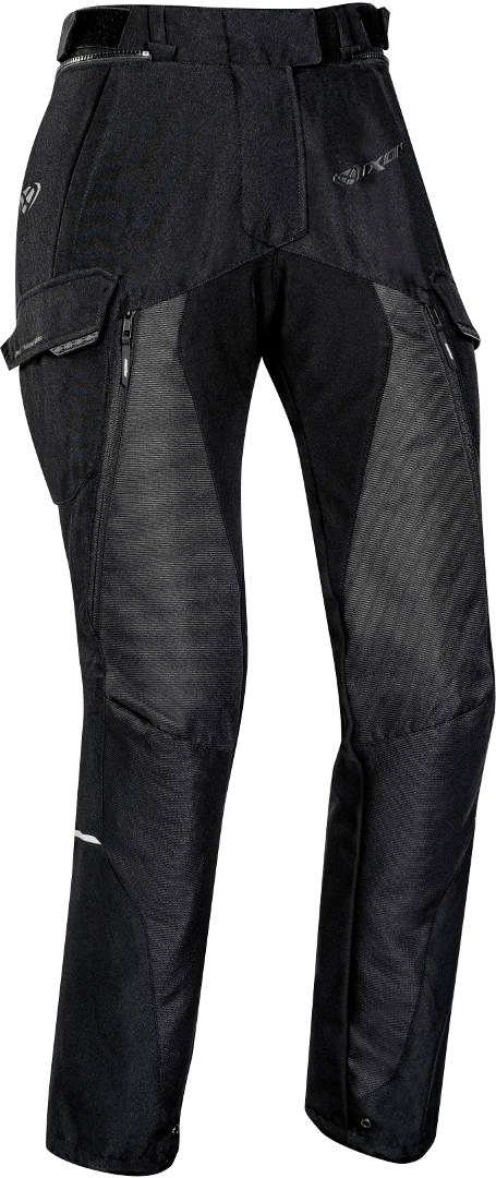 Ixon Balder Damen Motorrad Textilhose, schwarz, Größe L, schwarz, Größe L