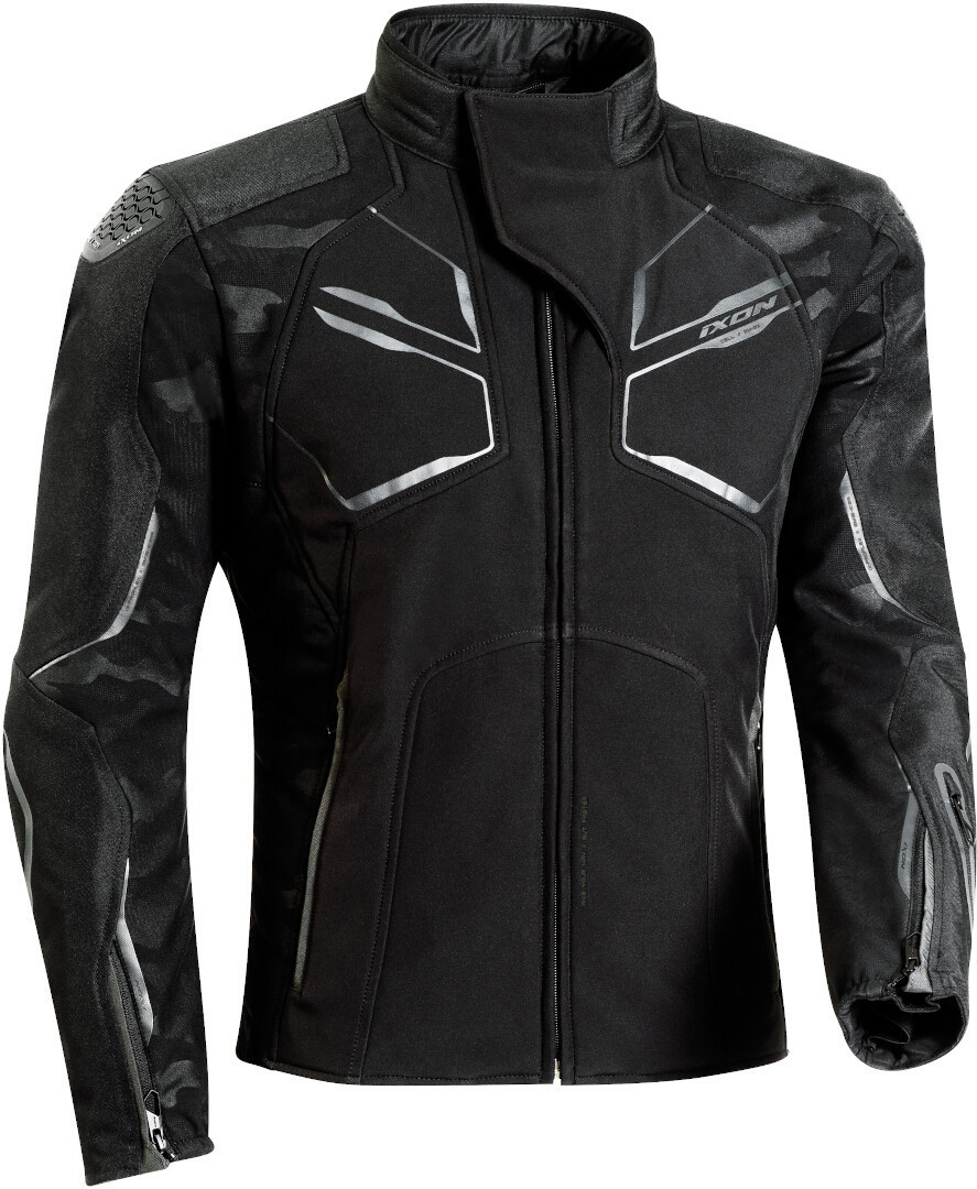 Ixon Cell Motorrad Textiljacke, schwarz-grau, Größe S, schwarz-grau, Größe S