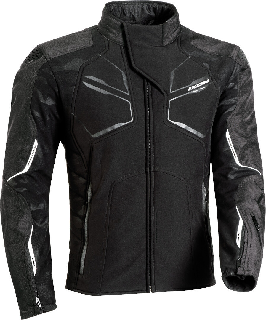 Ixon Cell Motorrad Textiljacke, schwarz-grau-weiss, Gre M, schwarz-grau-weiss, Gre M