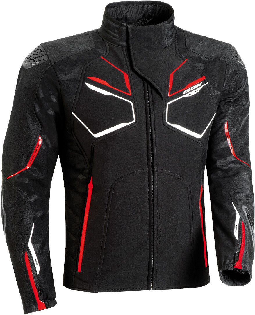 Ixon Cell Motorrad Textiljacke, schwarz-weiss-rot, Gre 3XL, schwarz-weiss-rot, Gre 3XL