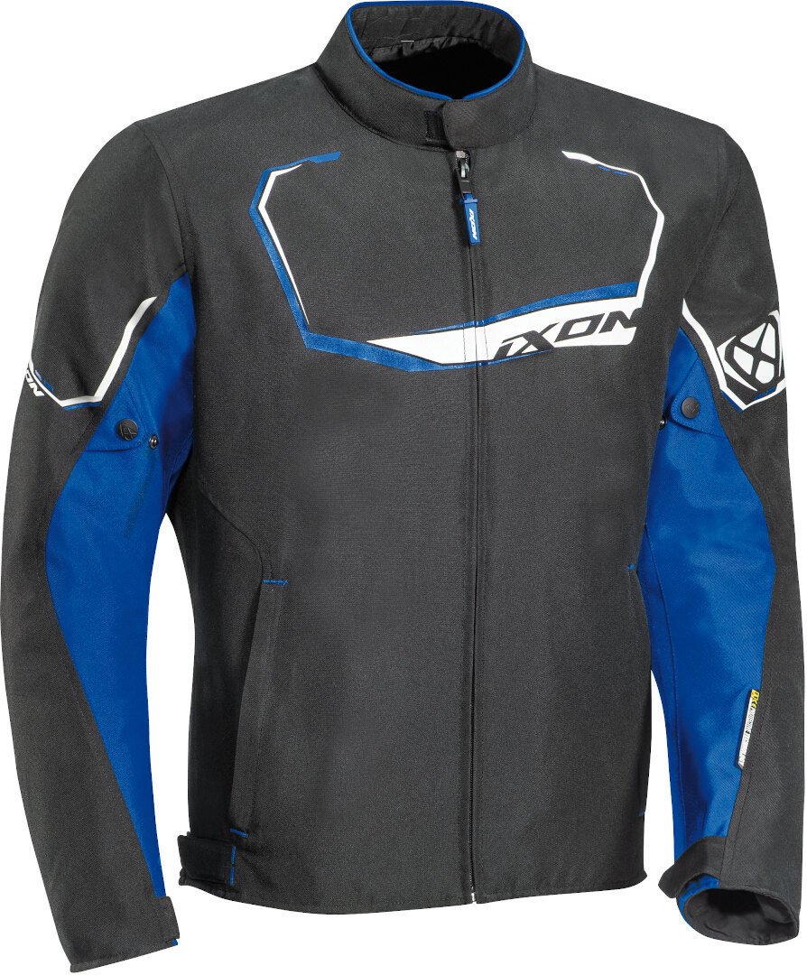 Ixon Challenge Motorrad Textiljacke, schwarz-blau, Gre S, schwarz-blau, Gre S