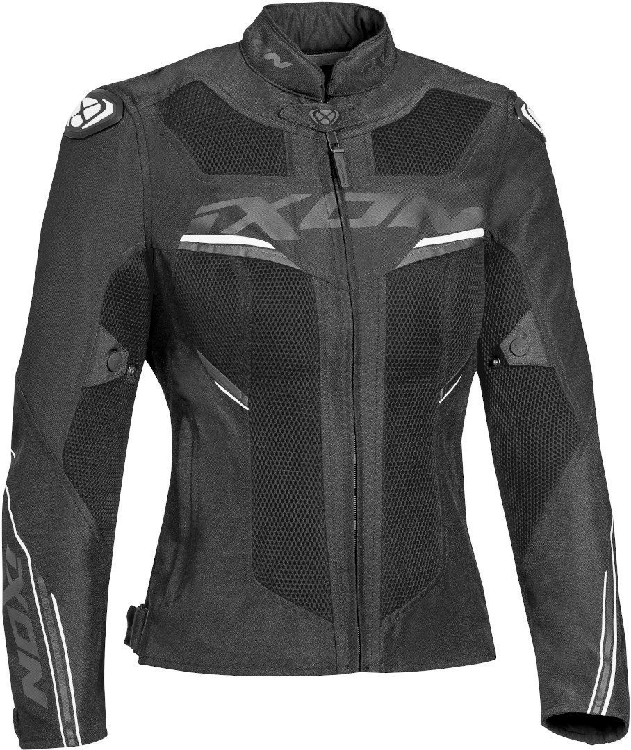 Ixon Draco Damen Motorrad Textiljacke, schwarz-weiss, Gre M, schwarz-weiss, Gre M