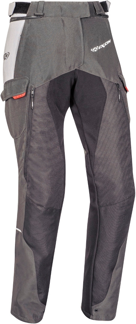 Ixon Eddas Damen Motorrad Textilhose, schwarz-grau, Gre 2XL, schwarz-grau, Gre 2XL