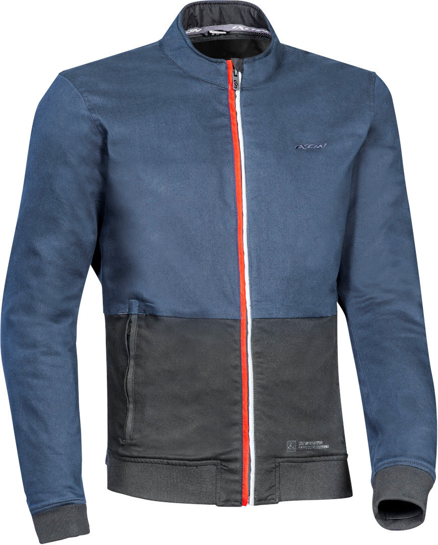 Ixon Fulham Motorrad Textiljacke, schwarz-blau, Gre 2XL, schwarz-blau, Gre 2XL