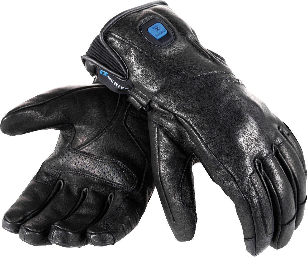 Ixon IT Fogo Beheizbare Motorradhandschuhe, schwarz, Gre 3XL, schwarz, Gre 3XL