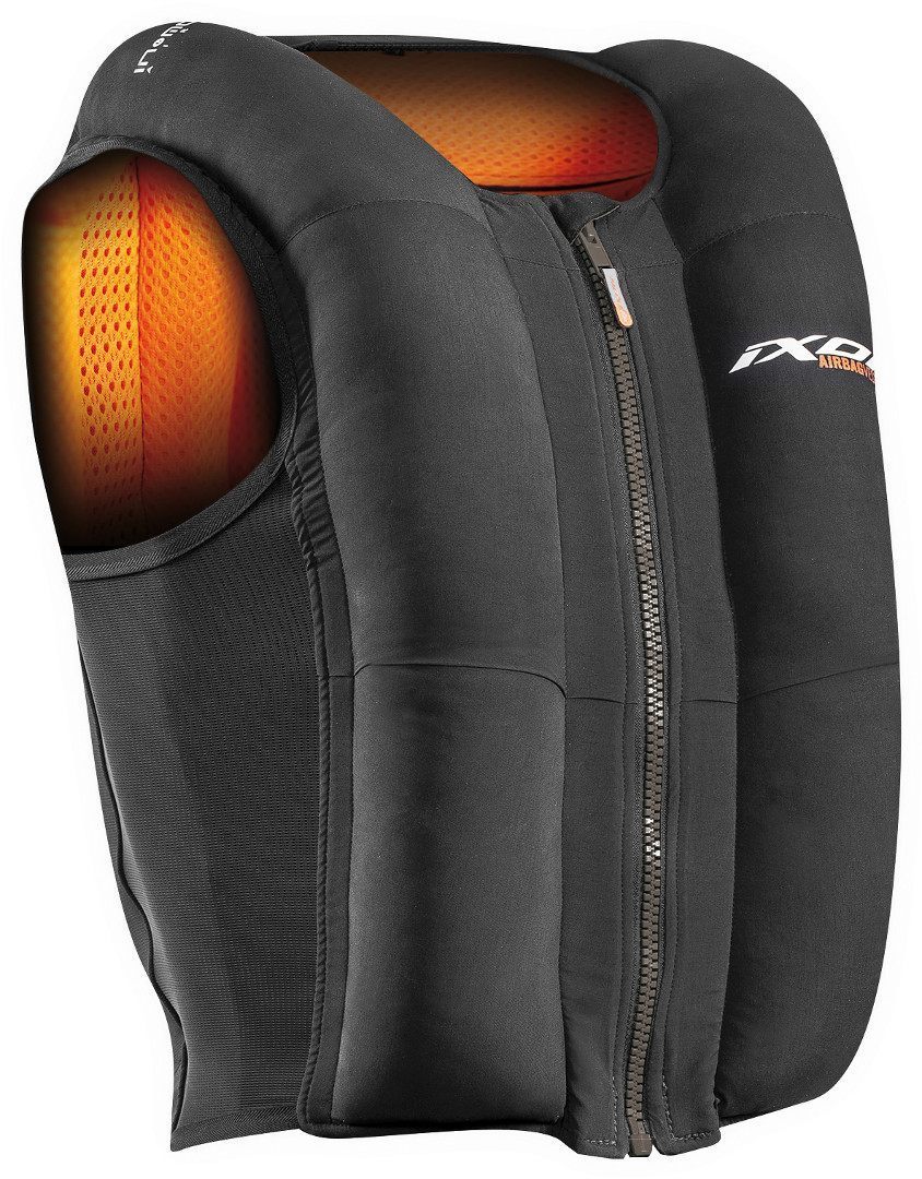 Ixon IX-Airbag U03 Airbag Weste, schwarz-orange, Gre M, schwarz-orange, Gre M unter Bekleidung