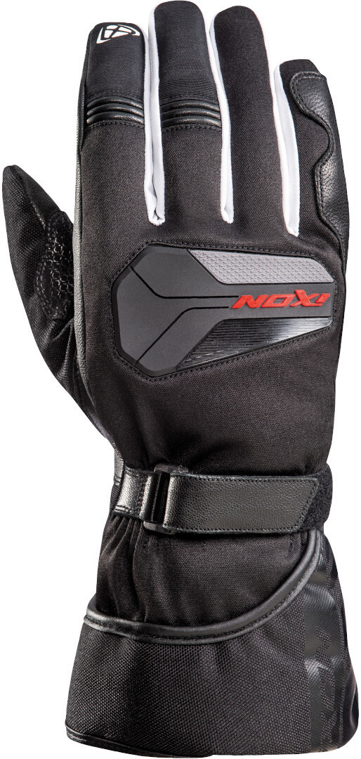 Ixon Pro Atom Motorradhandschuhe, schwarz-weiss-rot, Gre XL, schwarz-weiss-rot, Gre XL