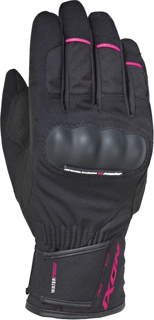 Ixon Pro Russel Damen Winter Motorradhandschuhe, schwarz-pink, Gre M, schwarz-pink, Gre M