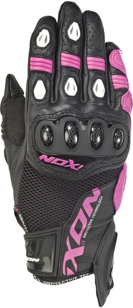 Ixon Rs Recall Damen Motorradhandschuhe, schwarz-pink, Gre M, schwarz-pink, Gre M