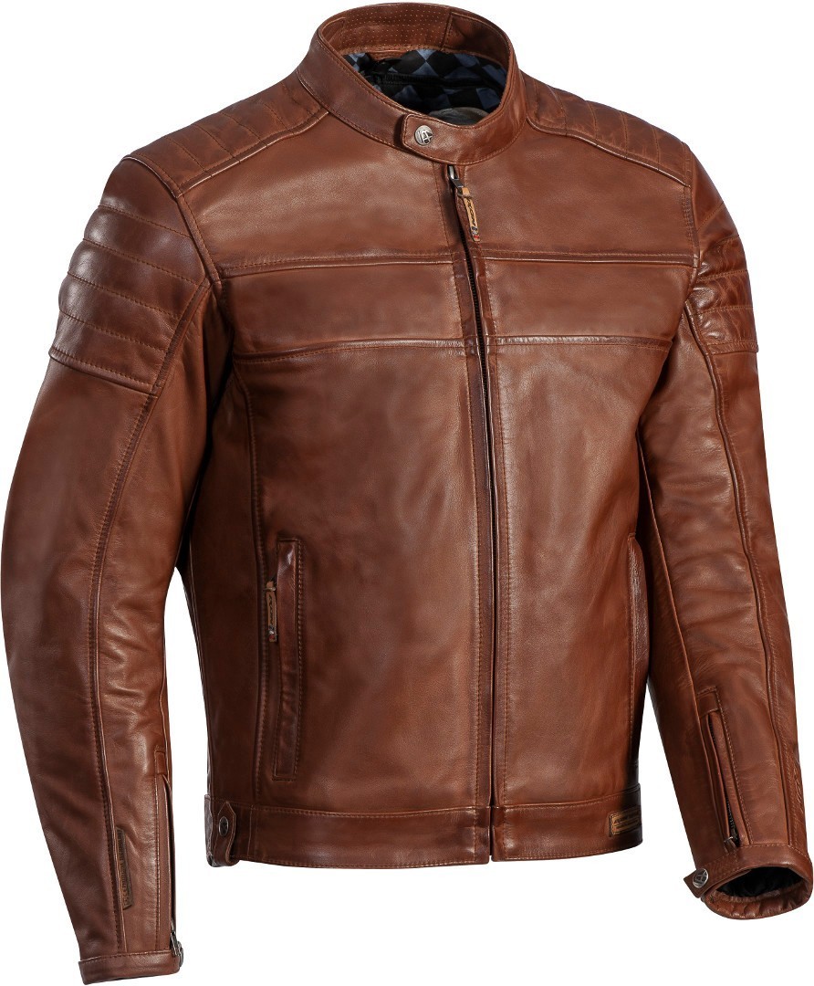 Ixon Spark Motorrad Lederjacke, beige, Gre M, beige, Gre M