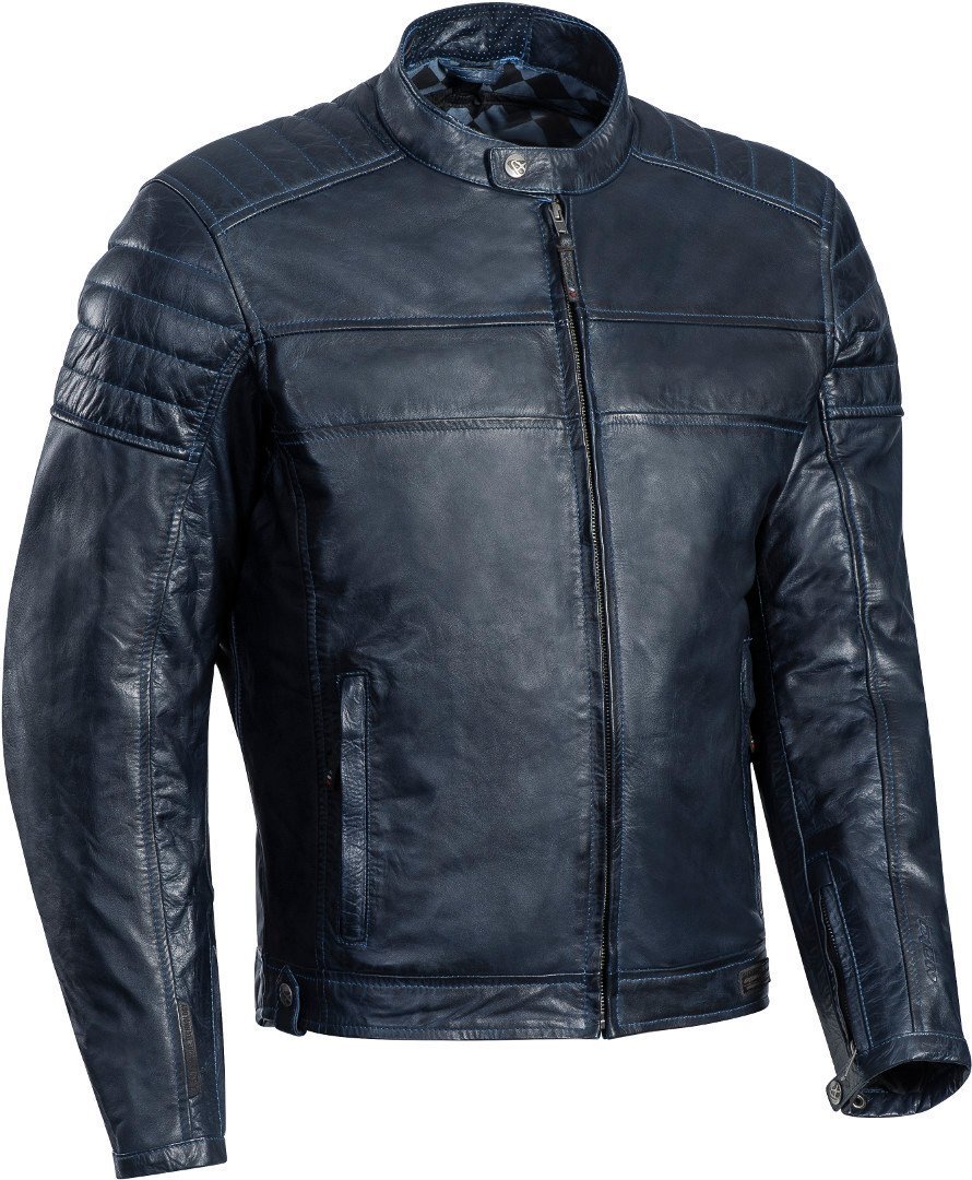 Ixon Spark Motorrad Lederjacke, blau, Gre S, blau, Gre S