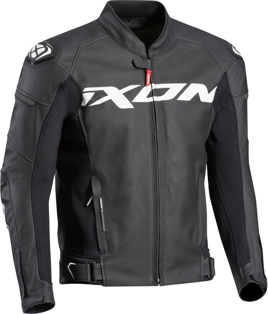 Ixon Sparrow Motorrad Lederjacke, schwarz-weiss, Gre 2XL, schwarz-weiss, Gre 2XL