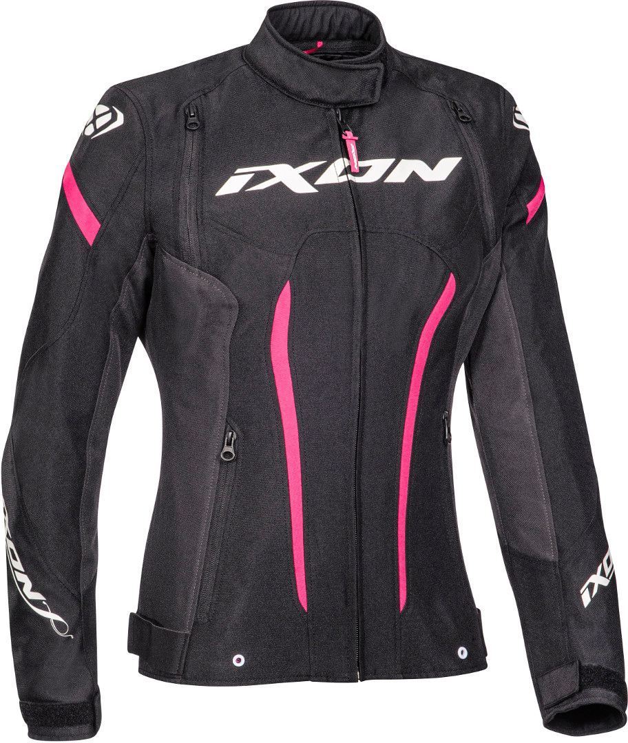 Ixon Striker Damen Motorrad Textiljacke, schwarz-pink, Gre 3XL, schwarz-pink, Gre 3XL