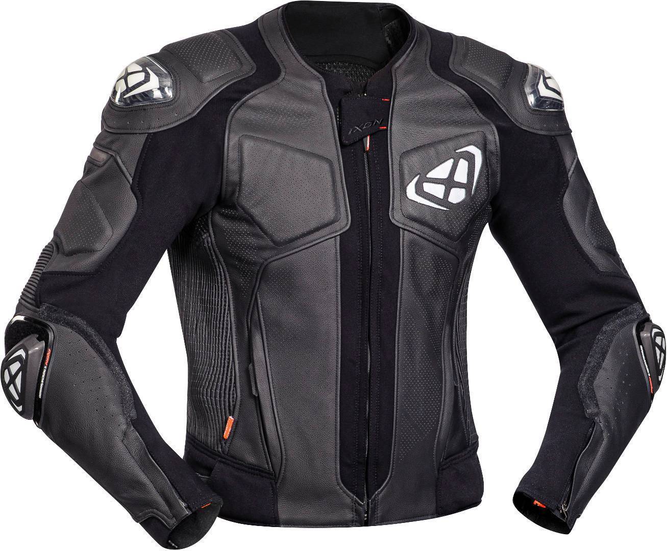 Ixon Vendetta Evo Motorrad Lederjacke, schwarz-weiss, Gre 3XL, schwarz-weiss, Gre 3XL