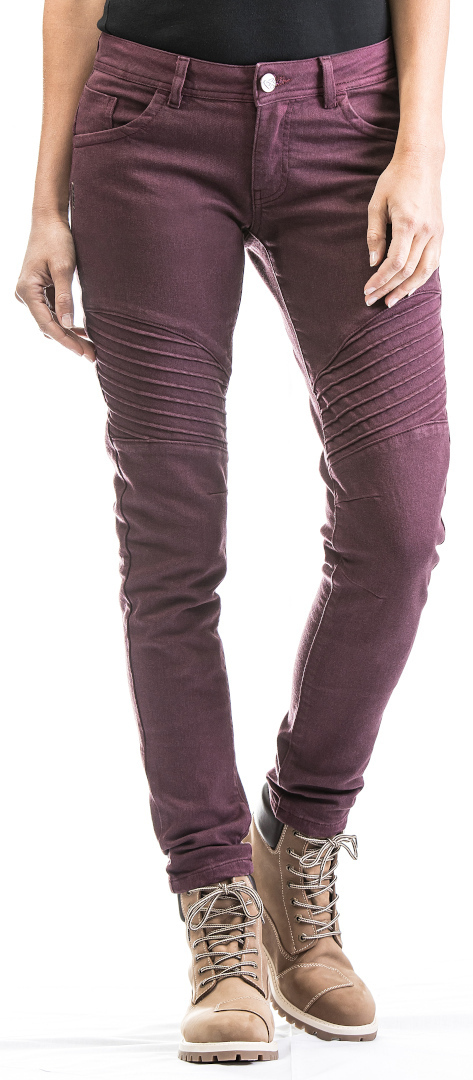 Ixon Vicky Damen Motorradjeans, rot, Gre XS, rot, Gre XS