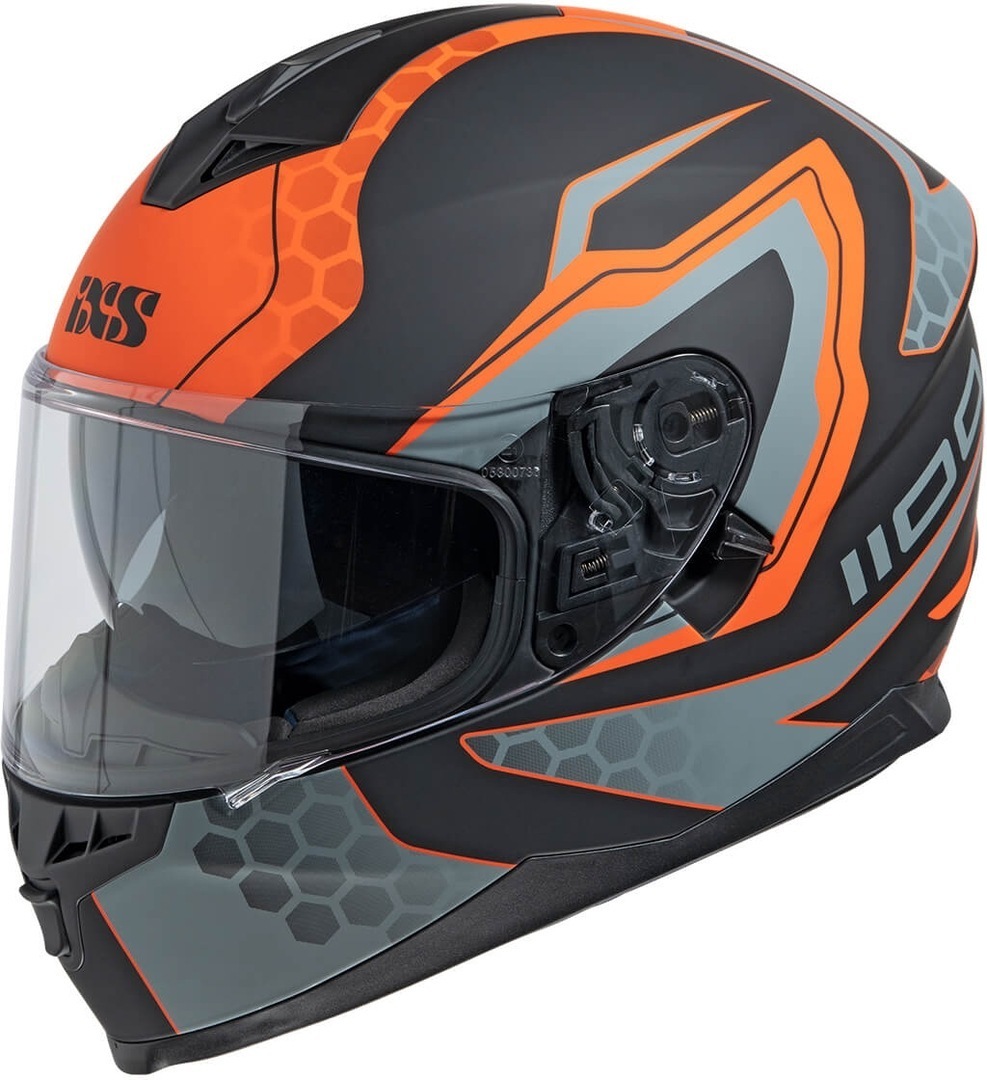 IXS 1100 2.2 Helm, schwarz-orange, Gre L, schwarz-orange, Gre L