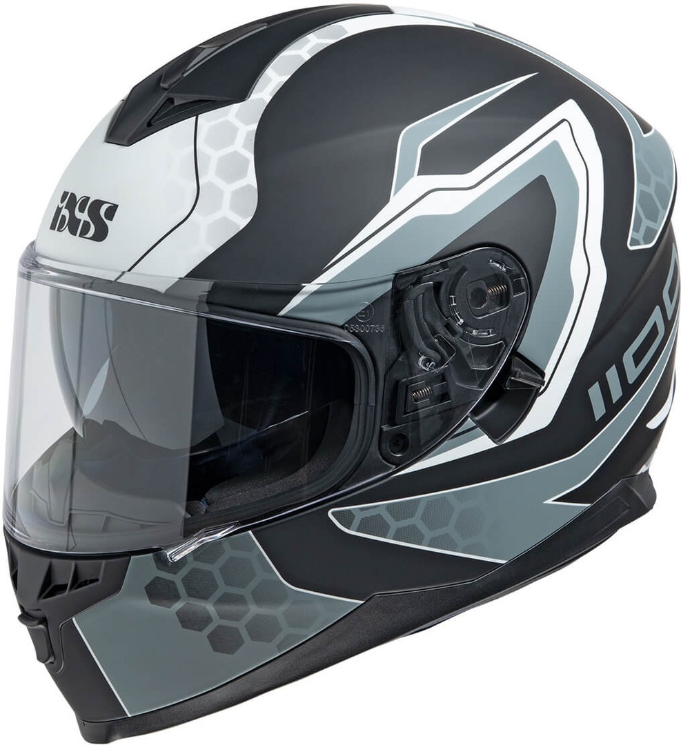 IXS 1100 2.2 Helm, schwarz-weiss, Gre M, schwarz-weiss, Gre M