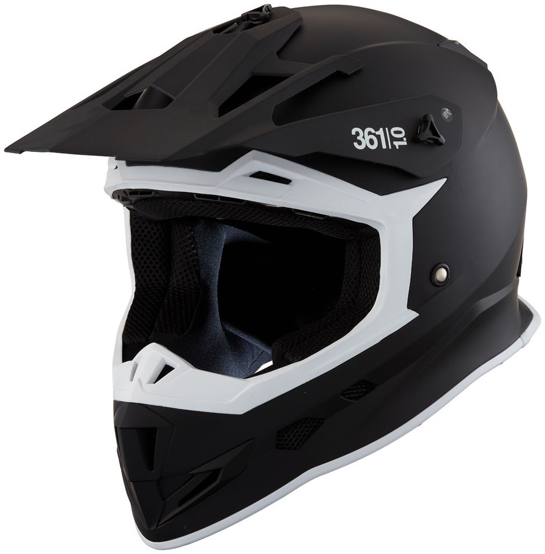 iXS 361 1.0 Motocross Helm, schwarz-weiss, Gre L, schwarz-weiss, Gre L unter Bekleidung