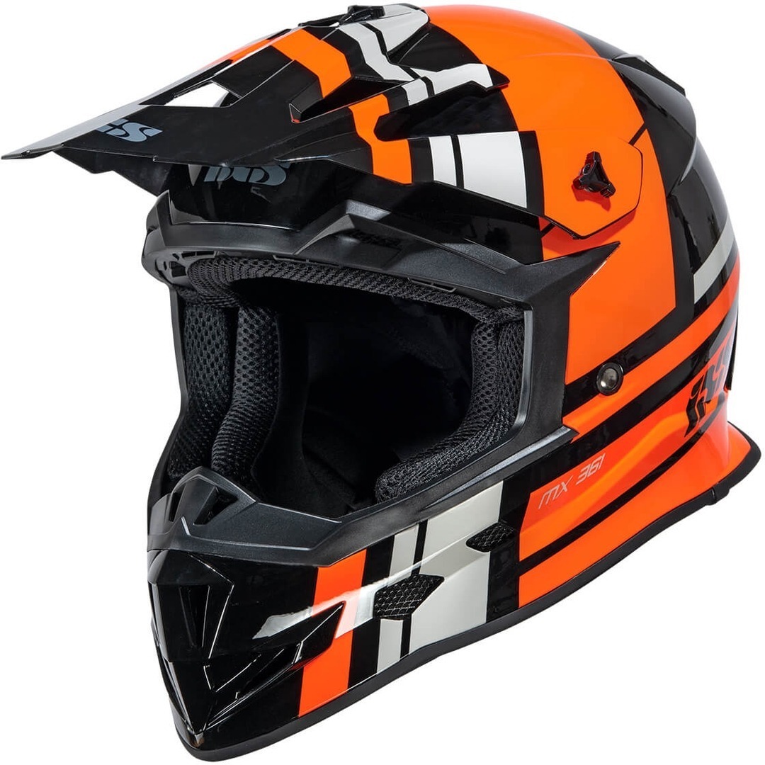 IXS 361 2.3 Motocross Helm, schwarz-orange, Gre L, schwarz-orange, Gre L