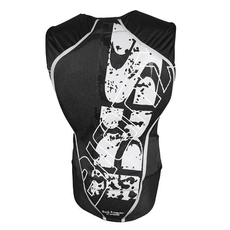 IXS Carapax Man Protektor, schwarz-weiss, Gre S, schwarz-weiss, Gre S