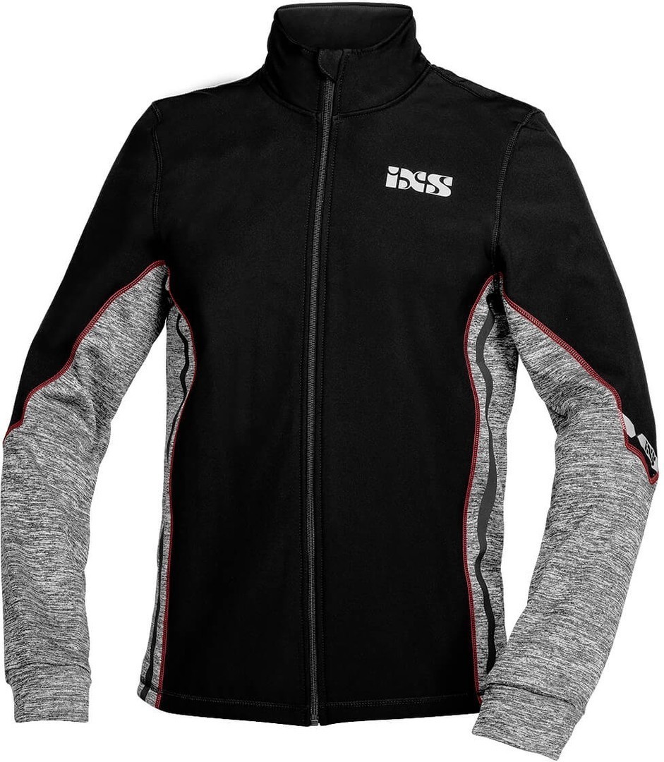 IXS Ice 1.0 Funktionsjacke, schwarz-grau-rot, Gre L, schwarz-grau-rot, Gre L