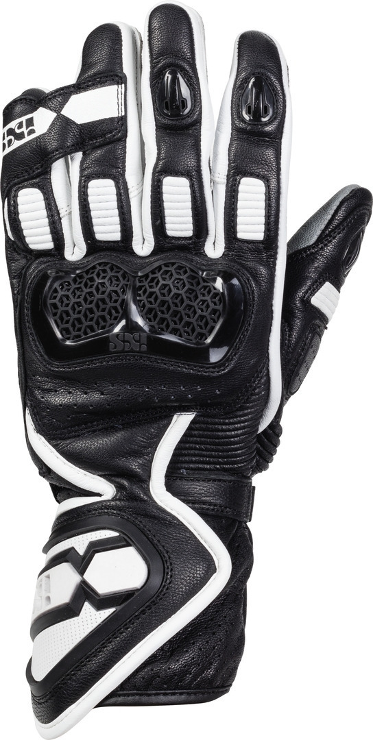 IXS Sport LD RS-200 2.0 Damen Motorradhandschuhe, schwarz-weiss, Gre M, schwarz-weiss, Gre M