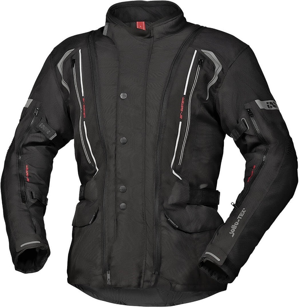 IXS Tour Flex-ST Motorrad Textiljacke, schwarz, Gre 5XL, schwarz, Gre 5XL