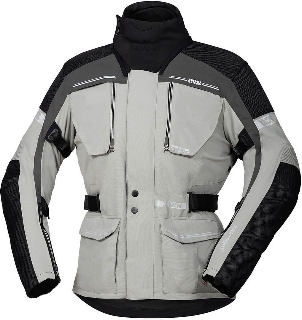 IXS Tour Traveller-ST Motorrad Textiljacke, grau, Gre L, grau, Gre L