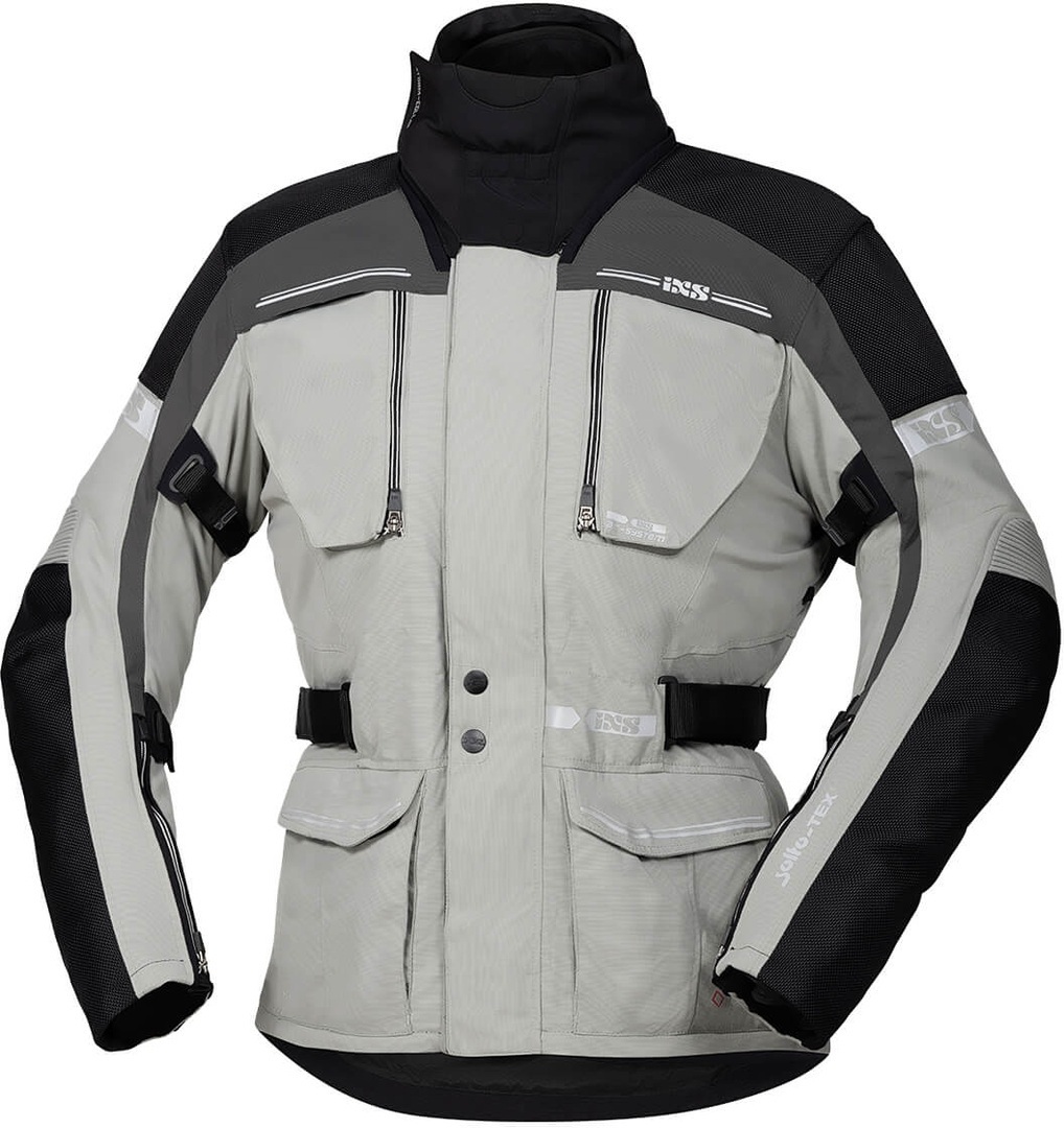 IXS Tour Traveller-ST Motorrad Textiljacke, grau, Gre L, grau, Gre L