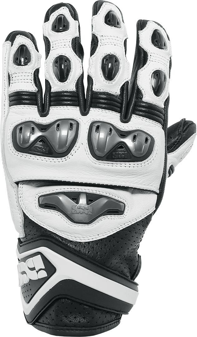 IXS X-Sport RS-400 K Motorradhandschuhe, schwarz-weiss, Gre L, schwarz-weiss, Gre L