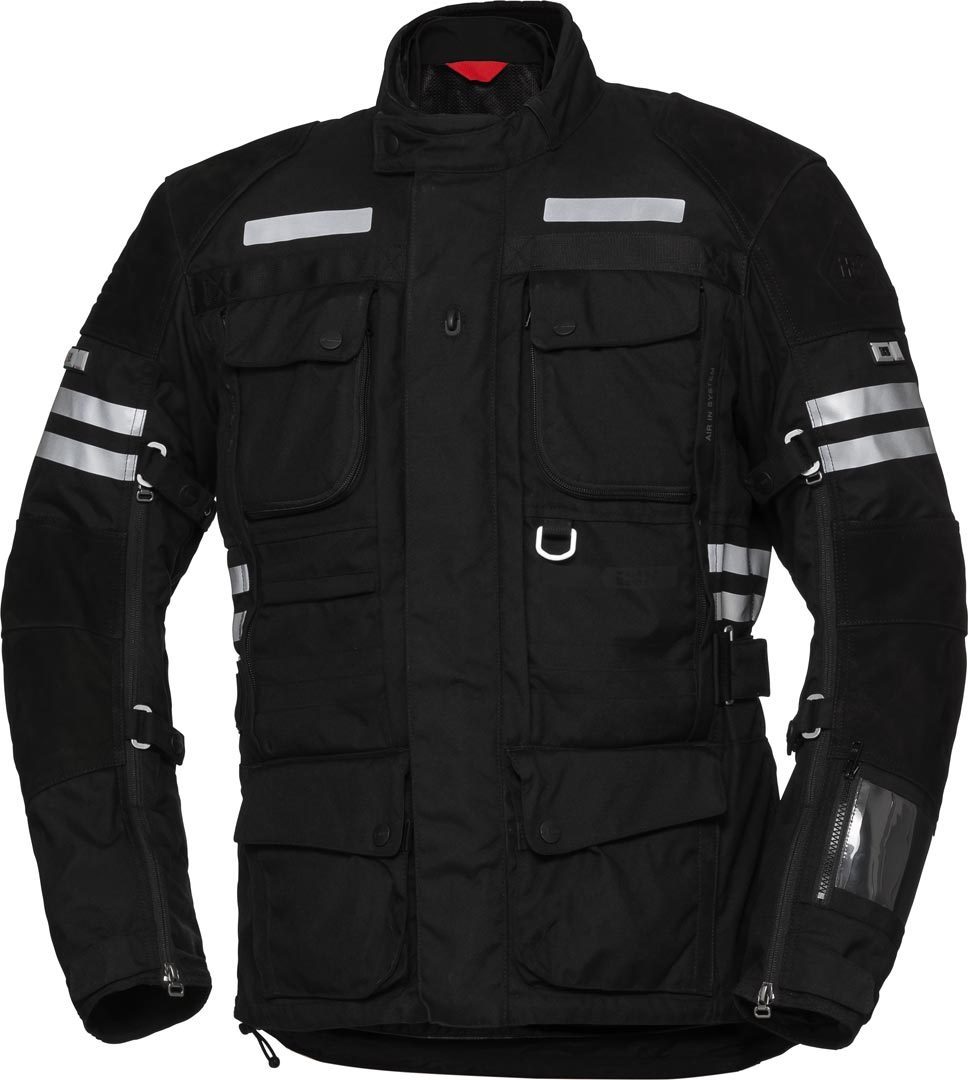 IXS X-Tour LT Montevideo-ST wasserdichte Motorrad Textiljacke, schwarz, Gre XL, schwarz, Gre XL