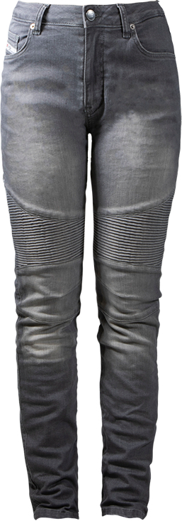 John Doe Betty Biker XTM Damen Motorradjeans, grau, Gre 3XL, grau, Gre 3XL