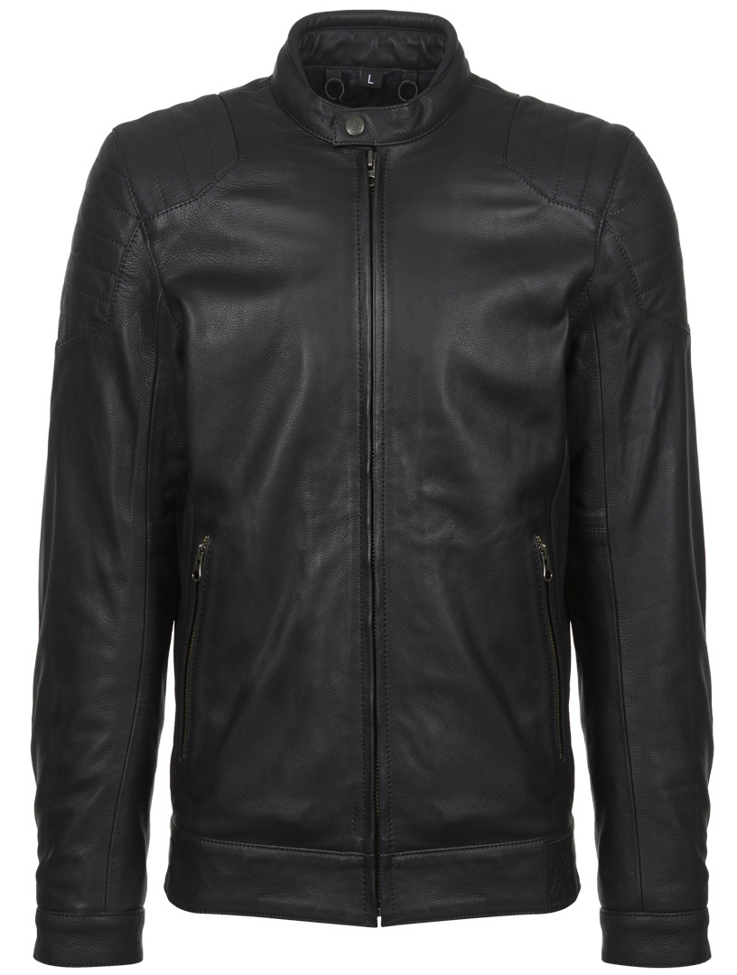 John Doe Roadster Motorrad Lederjacke, schwarz, Gre S, schwarz, Gre S