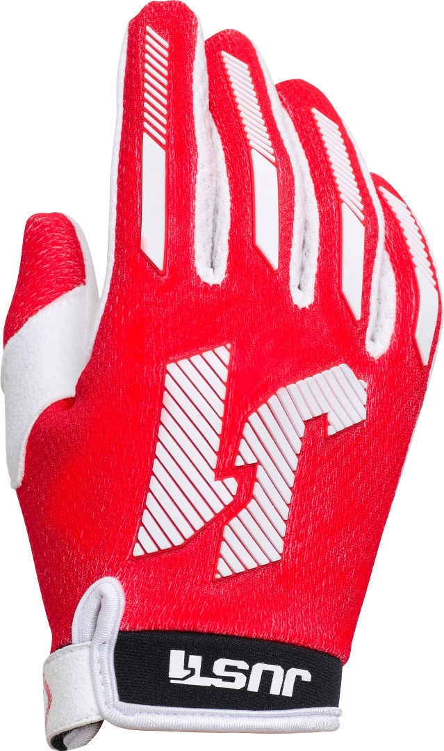 Just1 J-Force X Motocross Handschuhe, weiss-rot, Gre 2XL, weiss-rot, Gre 2XL