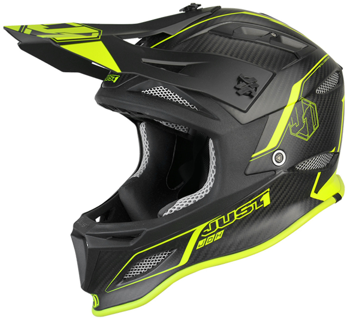 Just1 JDH Elements Mips Downhill Helm, schwarz-gelb, Gre M, schwarz-gelb, Gre M unter Bekleidung