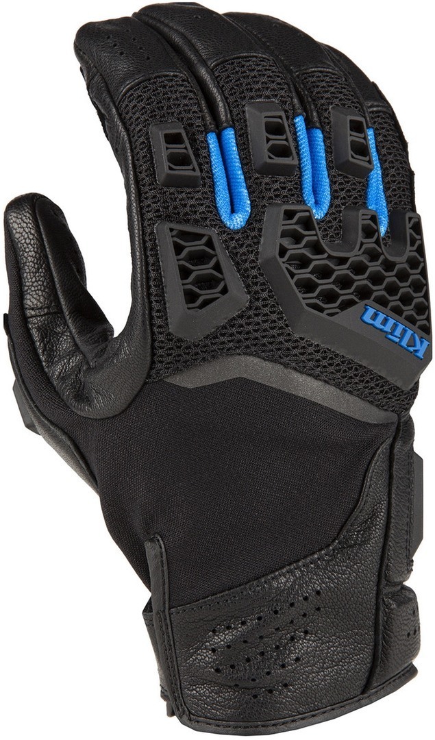 Klim Baja S4 perforierte Motorradhandschuhe, schwarz-blau, Gre 2XL, schwarz-blau, Gre 2XL