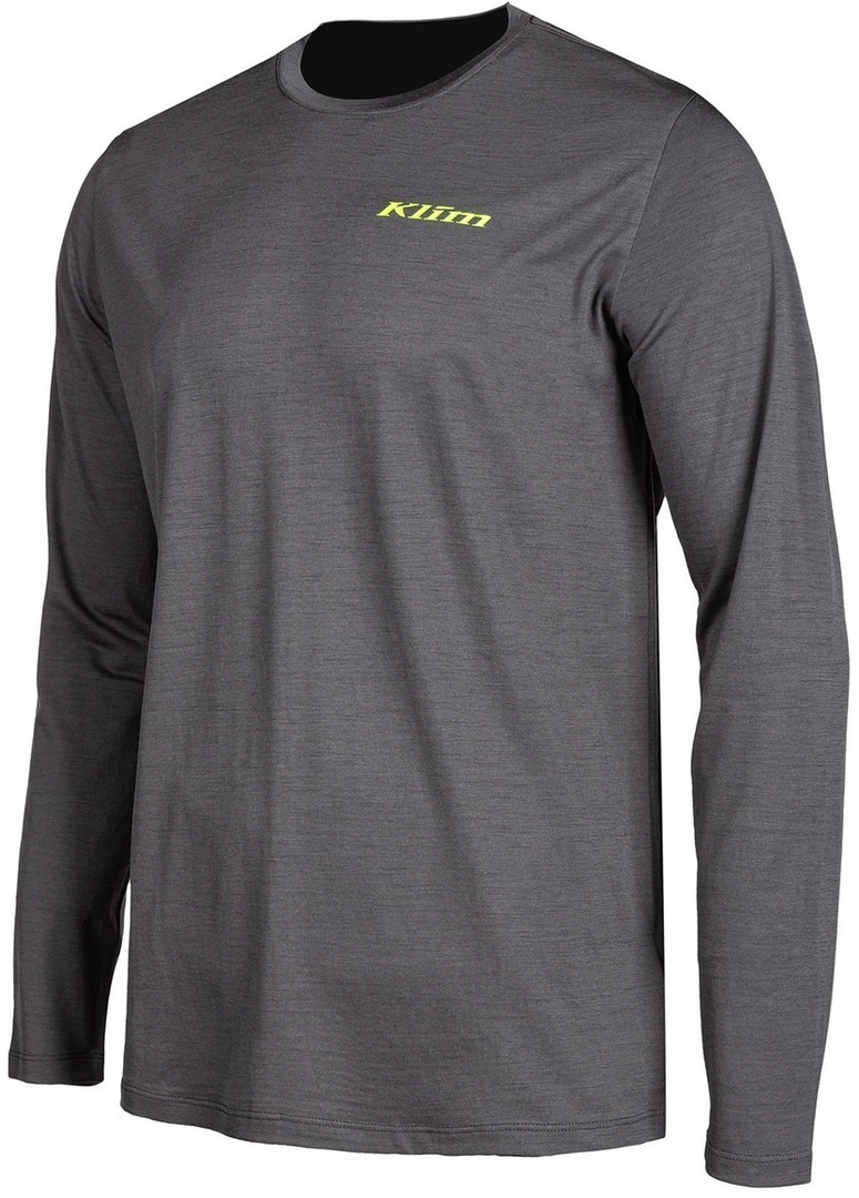 Klim Teton Merino Wool Funktionsshirt, schwarz-grau, Größe 2XL, schwarz-grau, Größe 2XL