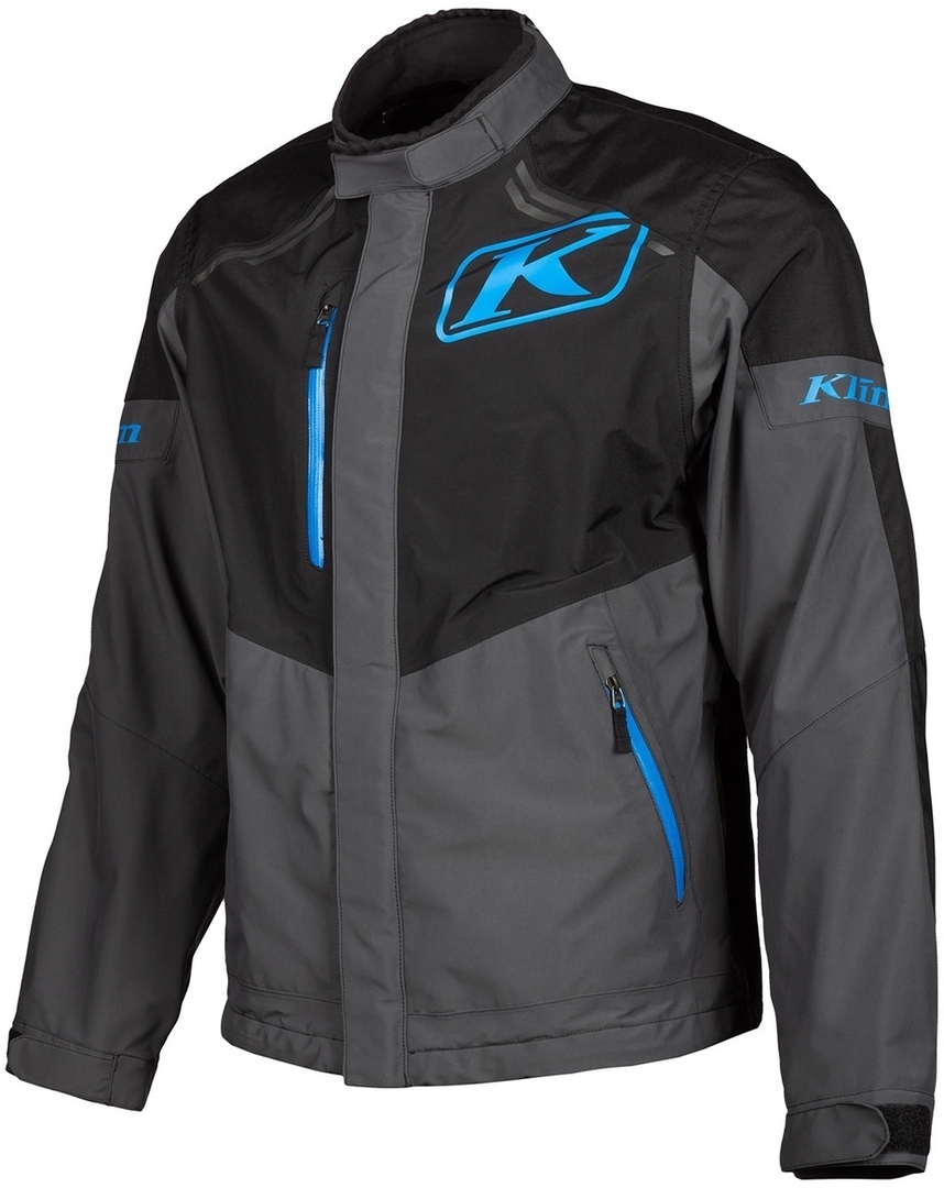 Klim Traverse Gore-Tex Motorrad Textiljacke, schwarz-grau-blau, Gre 2XL, schwarz-grau-blau, Gre 2XL