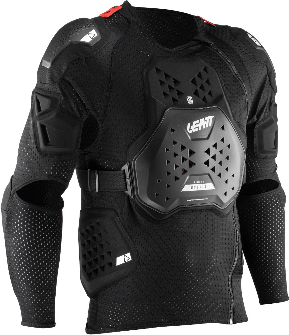 Leatt 3DF Airfit Hybrid Protektorenshirt, schwarz, Größe L XL, schwarz, Größe L XL