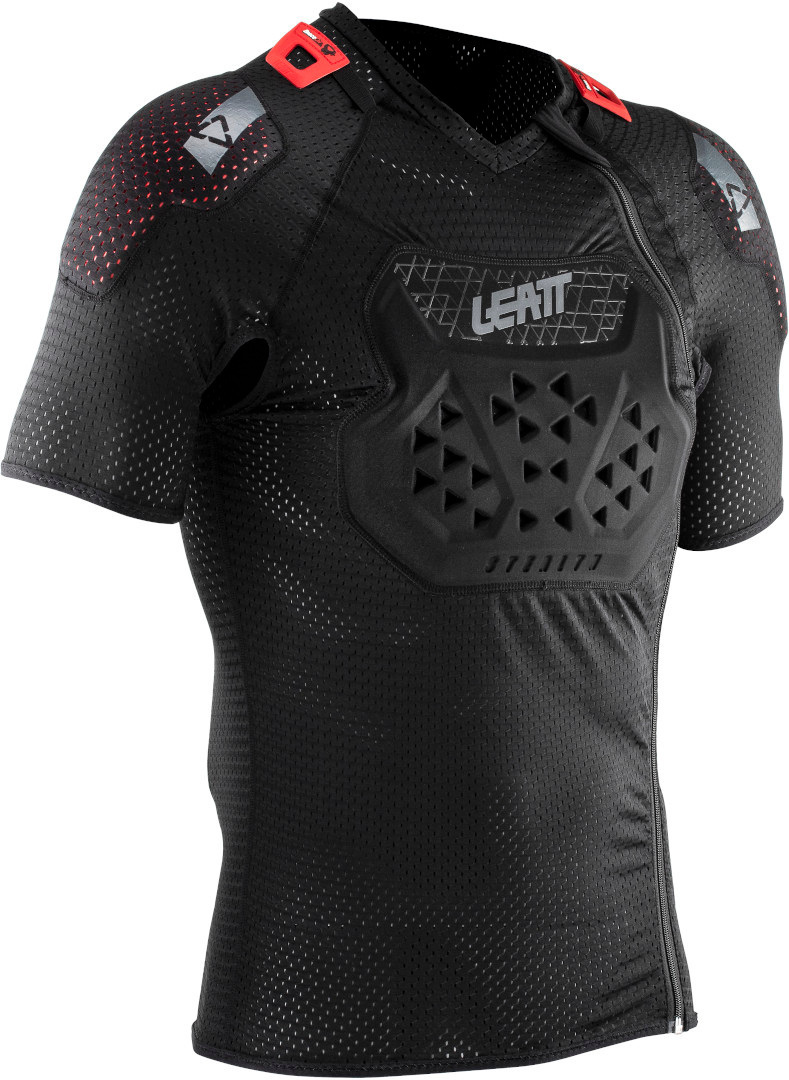 Leatt AirFlex Stealth Protektoren T-Shirt, schwarz, Größe M, schwarz, Größe M