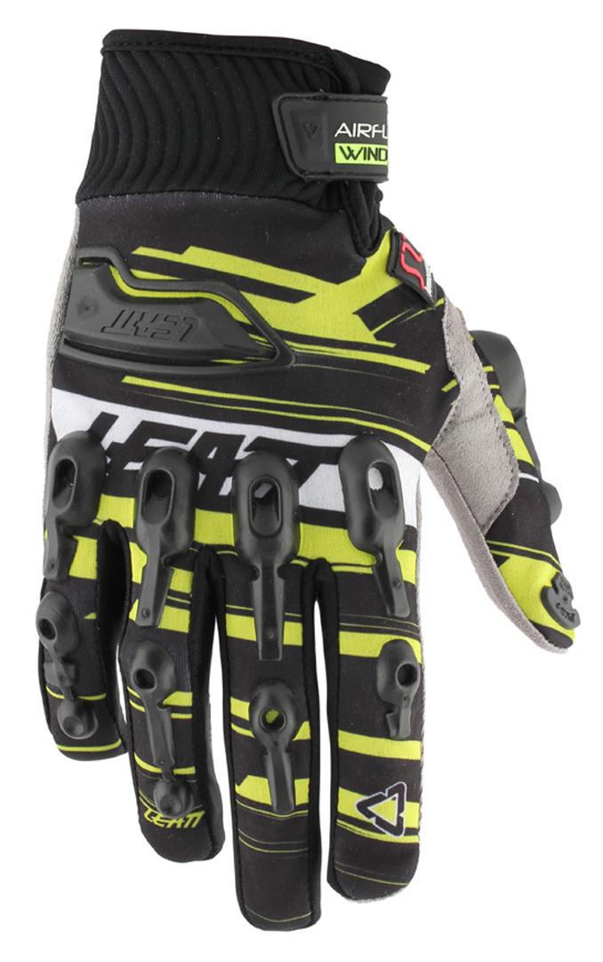 Leatt AirFlex Wind Handschuhe, schwarz-gelb, Gre 2XL, schwarz-gelb, Gre 2XL