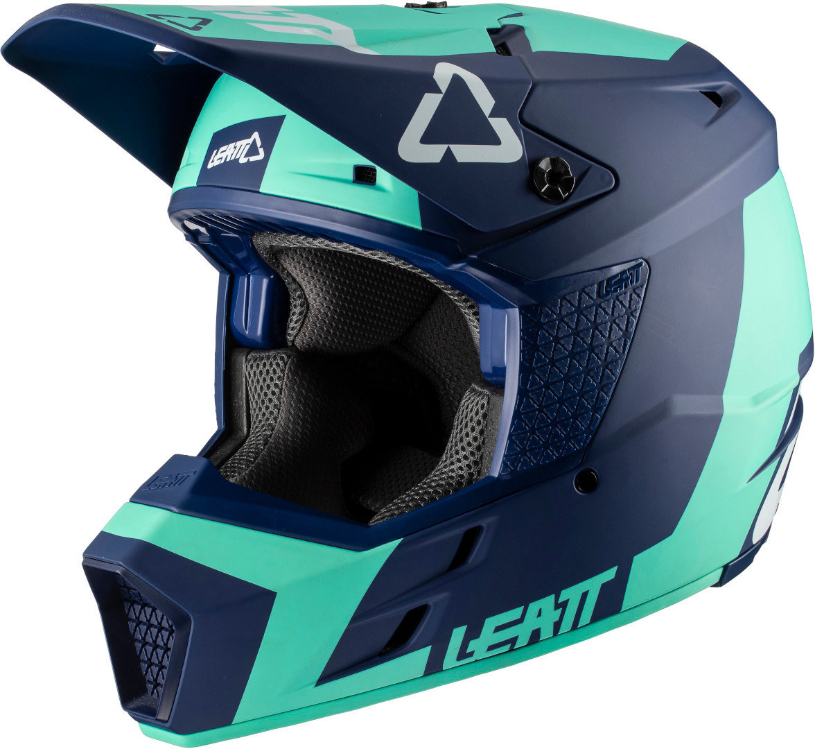 Leatt GPX 3.5 V20.1 Aqua Motocross Helm, trkis, Gre M, trkis, Gre M